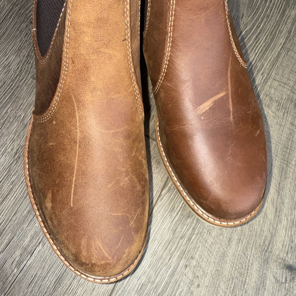 Alpine‎ Design Womans Blaze Leather Slip On Chelsea Boots Size 6.5 Ortholite - Picture 4 of 8